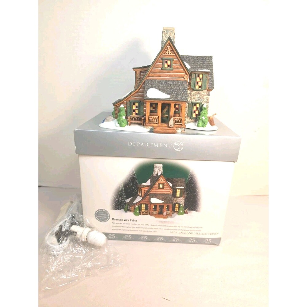 NOB Dept. 56 New England Village #56625 "Mountain View Cabin" 2000 9522/10000